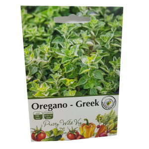 Oregano Greek Herb Seeds in Pictorial Packet