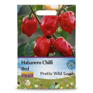 Chilli Habanero Red Seeds in Pictorial Packet